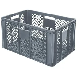 BRB 54 Euroboxen / Bäckerkiste, LxBxH 600 x 400 x 320 mm, Palettenware, grau