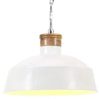 VidaXL Hängelampe Industriestil 42 cm Weiß E27