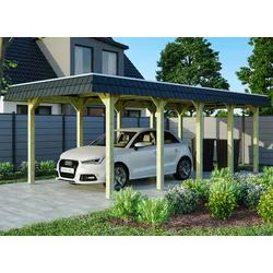 Einzelcarport SKANHOLZ "Spreewald", grün, H: 206cm, Carports