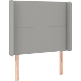 vidaXL Boxspringbett 100 x 200 cm Hellgrau