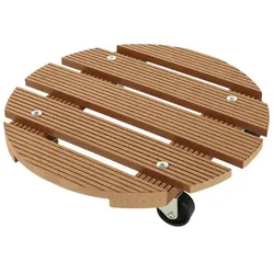 SIENA GARDEN Bodenroller, Ø: 30 cm, WPC - beige