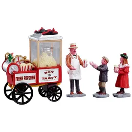 Lemax Popcorn Seller Set/4 Weihnachtsdorf Weihnachtsfiguren