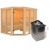Karibu Ainur inkl. 9 kW Ofen + int. Steuerung