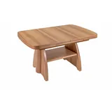 COUCHTISCH höhenverstellbar und ausziehbar Clara 101x56x71 Kernbuche
