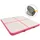 vidaXL Aufblasbare Gymnastikmatte mit Pumpe 200x200x15 cm PVC Rosa