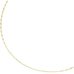 Luigi Merano Kette fantasieförmig mit diamantierten Gliedern, Gold 375 45 cm Damen 