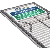 AM Qualitätsmatratzen Stabiler 7-Zonen Lattenrost bis 240 kg belastbar 90 x 220 cm