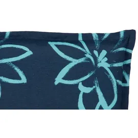 BEO Hochlehner Auflage 50 x 6 x 118 cm hellblau floral 2 St.