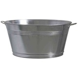 Siena Garden Zinkwanne Ø 51 x 25 cm silber