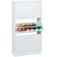 Relaxdays Schuhschrank, HxBxT: 113 x 60 x 24 cm,