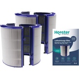 Hooster Luftfilter 2er-SET Filter passend für Dyson Luftreiniger PH01 PH02, Pure Humidify + Cool und TP06 HP06 Pure Hot + Cool Cryptomic weiß