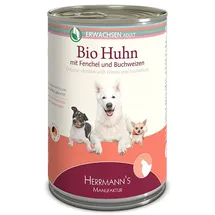 Herrmann's Manufaktur Bio Huhn mit Fenchel und Buchweizen 6 x 800 g