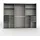 Schwebetürenschrank Saigon 270 x 208 x 0 cm Grau