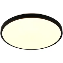 Trio Reality LED-Deckenleuchte Slope Schwarz matt Ø 48,5 cm