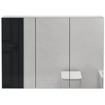 doporro Spiegelschrank02 100 cm weiß