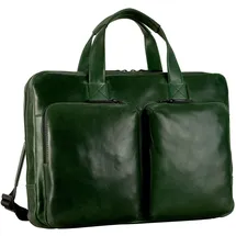 LEONHARD HEYDEN Porto Aktentasche Leder 38 cm grün
