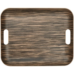 ASA Serviertablett Wood, Braun, Holz, Weide, Holz, 45x4.5x36 cm, Tischkultur & Servieren, Tabletts
