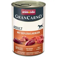 Animonda Gran Carno Adult mit Geflügelherzen 6 x 400 g