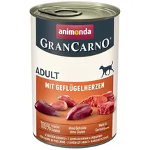 Animonda Gran Carno Adult mit Geflügelherzen 6 x 400 g