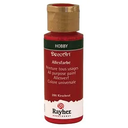 Rayher Allesfarbe Acrylfarben kirschrot 59,0 ml