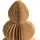 Beliani Weihnachtsbaum 14/19/25 cm Braun/Beige