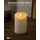 goobay LED Echtwachskerze 10 x 15 cm weiß