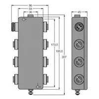 Turck PROFIBUS-PAIP67 JBBS-48SC-M613/3G