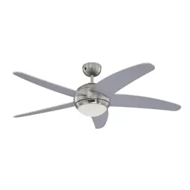Westinghouse Bendan 132 cm Deckenventilator mit LED silber inkl. Fernbedienung