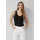 s.Oliver Geripptes Tanktop mit Spitze - schwarz - 36