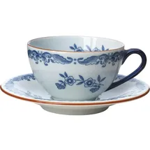 Rörstrand Kaffeetasse, Untertasse 0,16 l Rot
