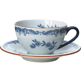 Rörstrand Kaffeetasse, Untertasse 0,16 l Rot