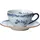 Rörstrand Kaffeetasse, Untertasse 0,16 l Rot