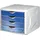 Helit Schubladenbox the chameleon 26,2 x 30,5 x 21,2 cm 4-tlg. blau