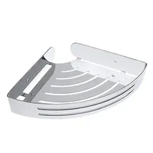 Brillantbad BYTRO Eckseifenkorb Edelstahl poliert 210x311x45 mm für Bad & WC >> zum Bohren
