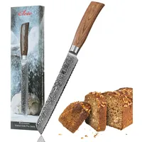 Wakoli EDIB Pro Brotmesser I 20cm Klinge I Pakkaholzgriff