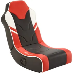 Xrocker X Rocker Shadow 2.0 Audio Floor Rocker Gaming Bodensessel - Rot