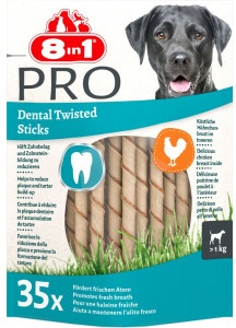 8in1 Pro dental twisted sticks hondensnacks  1 verpakking