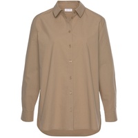 LASCANA Hemdbluse Damen beige Gr.44