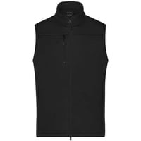 Men's Softshell Vest Klassische Softshellweste im sportlichen Design aus recyceltem Polyester schwarz, Gr. XL