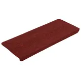 vidaXL Stufenmatten Selbstklebend 30 Stk. Rot 65x24,5x3,5 Cm - Vidaxl