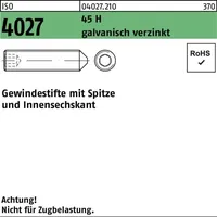 Industrial Quality Supplies ISO 4027 Gewindestifte mit Spitze &