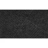 Wash+Dry FUßMATTE Dune Stripes dark grey, Dunkelgrau, Textil, Streifen, rechteckig, 60x90 cm, Made in Eu rutschfest, für Fußbodenheizung geeignet, lichtunempfindlich, Teppiche und Schmutzfangmatten,