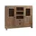 MASSIVMOEBEL24.DE Highboard 140 x 120 x 40 cm Grau