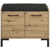 ml meble Nevio 04 70 x 84 x 34 cm Sitzbank schwarz