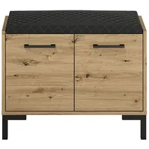 ml meble Nevio 04 70 x 84 x 34 cm Sitzbank schwarz