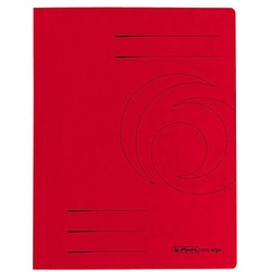 herlitz Schnellhefter Quality Karton rot DIN A4