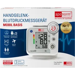 aponorm Blutdruckmessgerät Mobil Basis Handgelenk 1 St