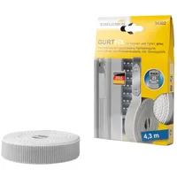 Schellenberg Gurtfix Maxi 23 mm Rollladengurt Reparaturset 4,3 m grau