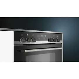 Siemens PQ521IB01 iQ500 Herd-Glaskeramik-Kochfeld-Kombination herdgesteuert, 59,4 cm breit, activeClean - automatische Selbstreinigung, cookControl30 - Automatikprogramme