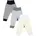 Pumphose 3er Pack Streifen Beige/Dunkelblau/Grau 68